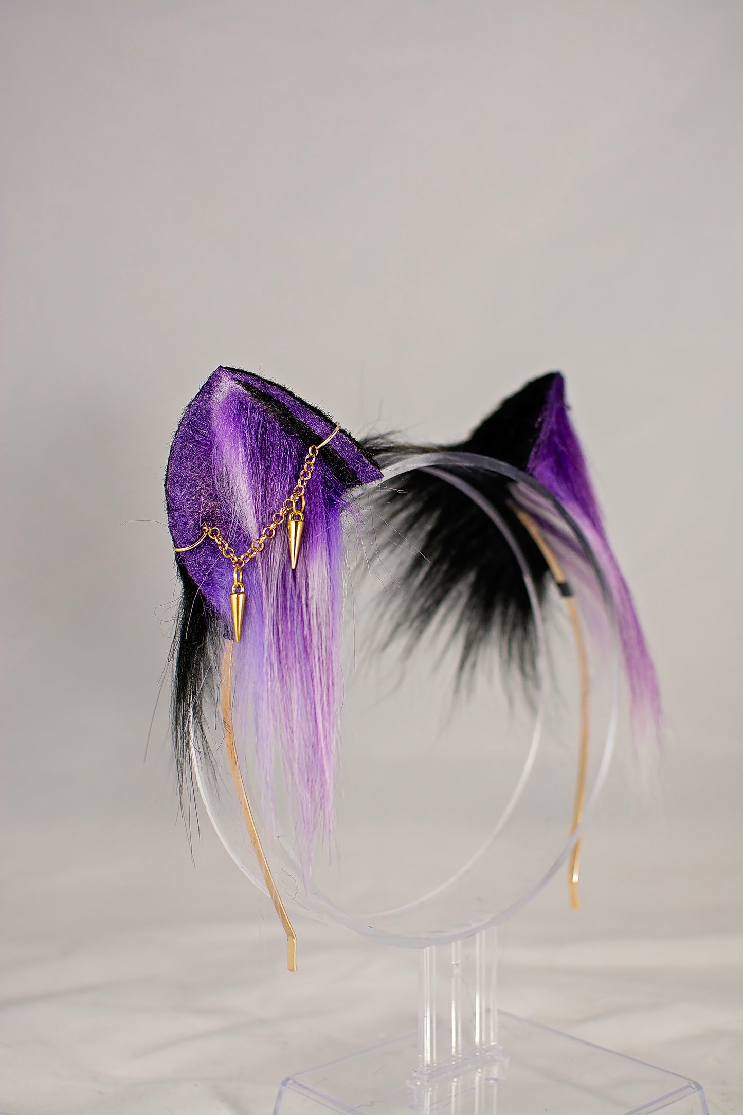Mini Kitten Purple/Black Ears