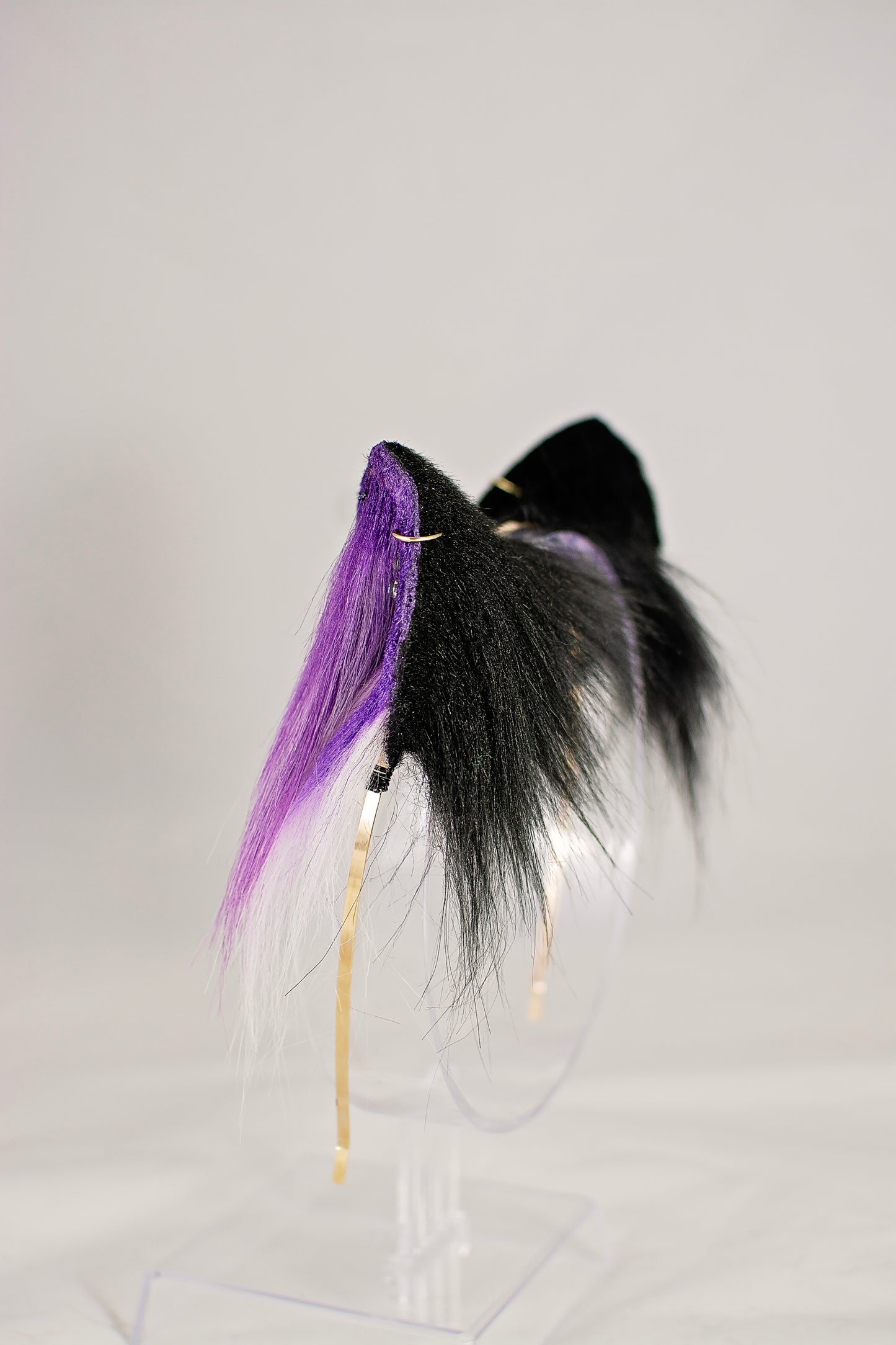Mini Kitten Purple/Black Ears