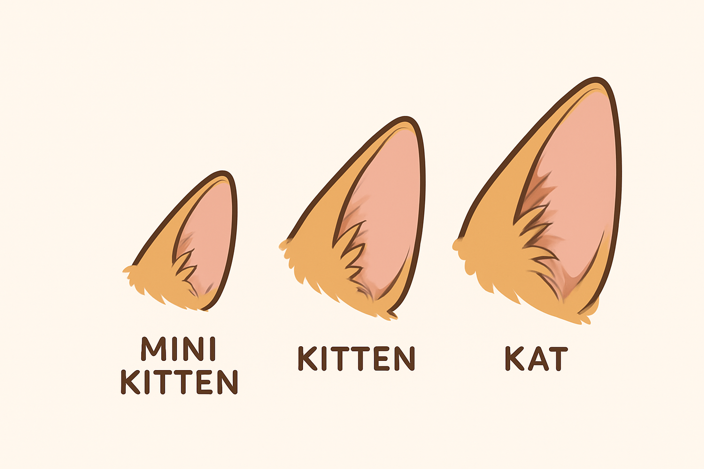 Red/Black Glittered Kat Ear